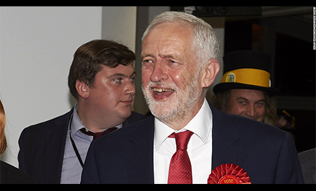 Corbyn insta a Theresa May a dimitir tras su revés en las elecciones generales 